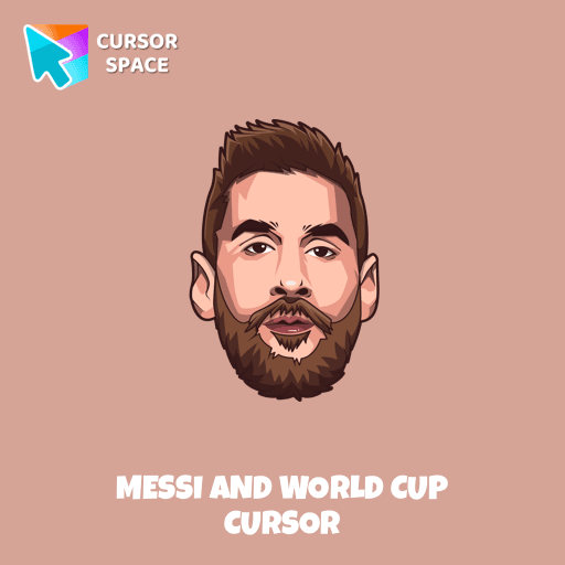 Messi and World Cup cursor